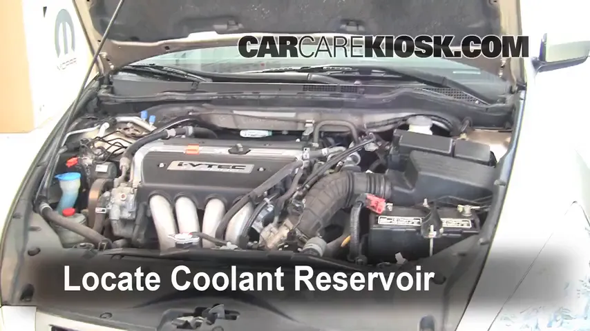 2004 Honda Accord EX 2.4L 4 Cyl. Sedan (4 Door) Coolant (Antifreeze) Fix Leaks
